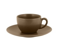 Kaffee-Untertasse "Genesis Mat" crust