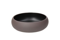Schüssel rund "Elipse" Moca Black