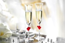 Champagnerkelch "Herzerl"