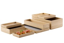 Wooden Buffet Presentation Box "Bonn"
