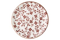 Teller flach "Flora Brown"