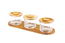 Buffet-Glasschalenset "Craster-Oak"
