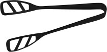 Servierzange "Milano-Black-PDL"