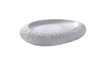 Plate Flat Oval "Calcaire"