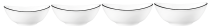 Schüssel "Black Line" oval
