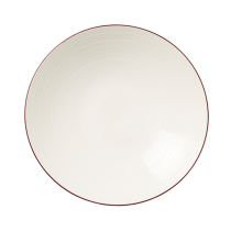 Soup plate “Concorde Maroon”