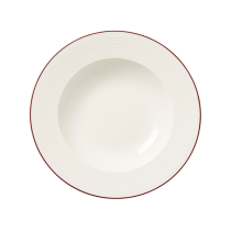 Soup plate "Concorde Maroon"
