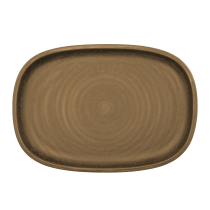 Deep Plate “Rakstone Ease Selva” Autumn Brown