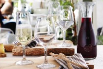 Glasflasche "OSTERIA"