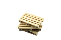 Gläser-Abstellpalette "Holz"