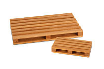 Glas+Lebensmittel-Untersetzer "Palette"