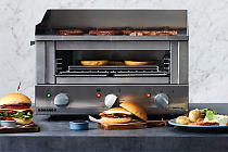 Grill-Salamander-Kombination "Roband-Griddle Toaster GT700"