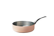 Stielkasserolle flach "Kupfer Induktion"