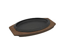 Steak-Frying Serving Pan "OVAL"