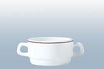 Suppenschale-Obertasse "BORDEAUX"