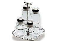 Salt-Pepper-Oil-Vinegar Set "565-  ICE"