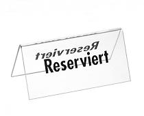Tábla "Reserviert"