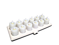 Teelichter LED "warm-white"