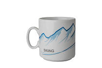 Kaffeebecher "SKIING"