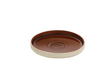 Coffee Saucer "Nara" brown