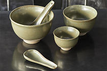 Schüssel "Merci" green N°2