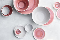 Teller flach "Junto" Quartz Rose