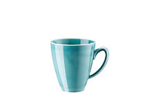 Mugbecher "Mesh aqua"