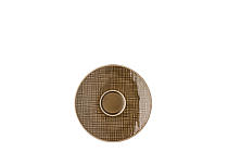 Mokka-Untertasse "Mesh nuss"