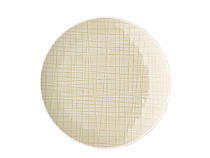 Plate flat "Mesh creme"