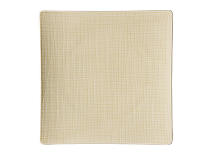 Plate flat "Mesh creme"