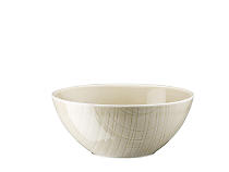 Bowl round "Mesh creme"