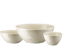 Schüssel rund "Mesh creme"