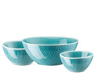 Schüssel rund "Mesh aqua" 