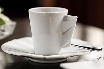 Kaffee/Tee-Obertasse mit Untertasse "Matrix"