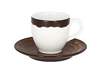 Coffee Saucer "WOODART"