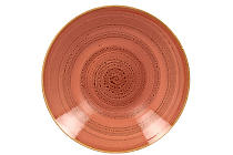 Plate deep "Twirl Coral"