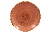 Plate flat "Twirl Coral"