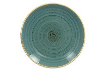 Plate flat "Twirl Lagoon"