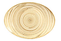 Plate oval "Twirl Beach"