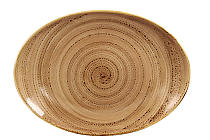 Platte oval "Twirl Shell"