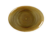 Platte oval "Rakstone Spot" Garnet