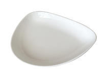 Teller tief "Rakstone Spot Organic" White