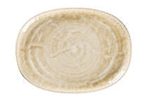 Platte oval "Rakstone Krush" Vanilla