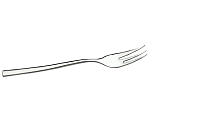 Pastry Fork "Atena"