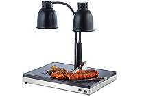 Cutting station for buffet warming lamp