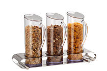 Muesli Dispenser "ELEGANCE EDELSTAHL"