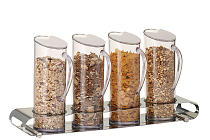 Muesli Dispenser "ELEGANCE STAINLESS STEEL"