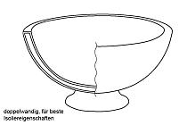 Champagne Bowl  "COUVE" 